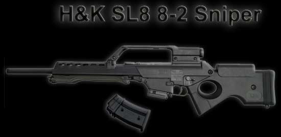 HK SL8 8-2 Sniper - Airsoft zbraň